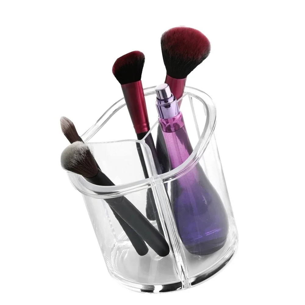 Triad Acrylic Makeup Jewelry Organizer Clear 3 Compartment Vanity Storage Box‎